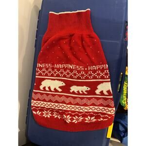 Ellen Degeneres Polar Bear Winter XL Dog Sweater
